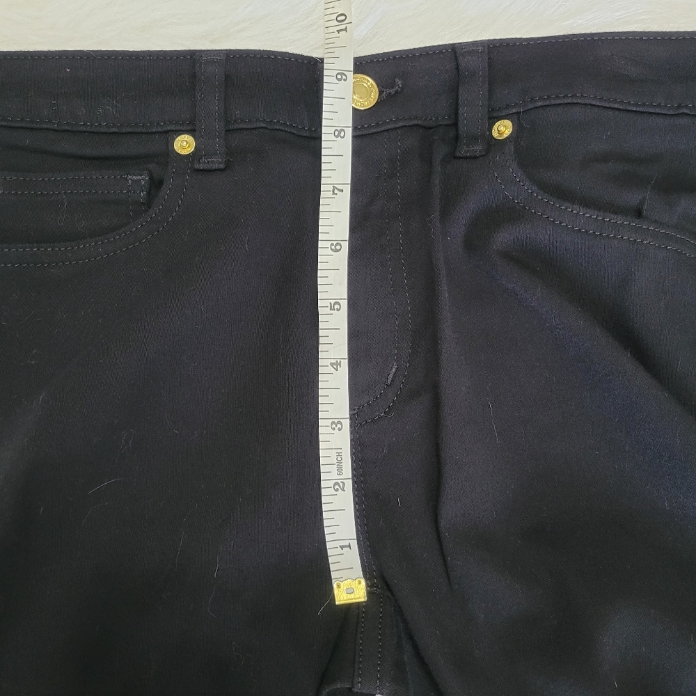 MICHAEL Michael Kors Izzy Skinny Black Jeans 8 NWT Stretch Mid Rise - Picture 7 of 11
